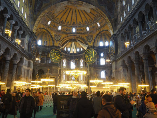 Hagia Sophia nave in 2023